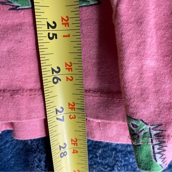 Iguana Mens T-Shirt XL Pink 100% Cotton Made In India All Over Print Summer Vibe - Picture 8 of 8